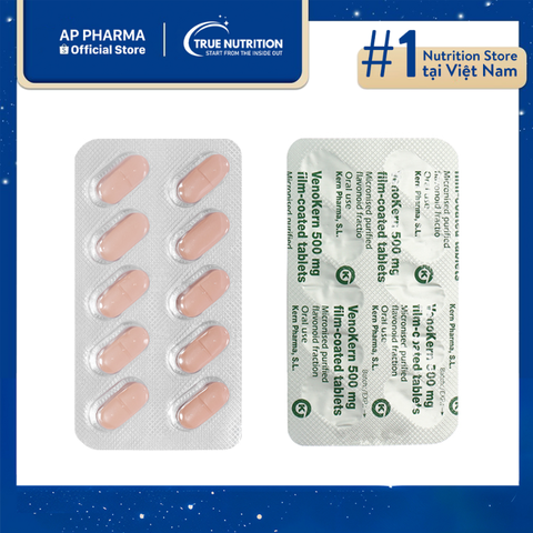  Thuốc Venokern 500mg Là Thuốc Gì? Thông Tin Thuốc, Lưu Ý Cách Sử Dụng 