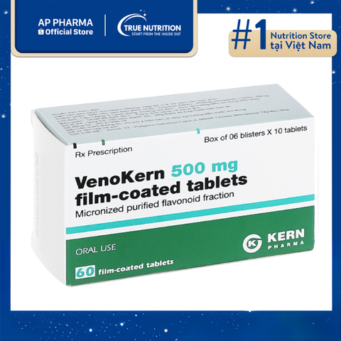  Thuốc Venokern 500mg Là Thuốc Gì? Thông Tin Thuốc, Lưu Ý Cách Sử Dụng 