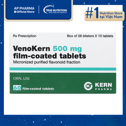  Thuốc Venokern 500mg Là Thuốc Gì? Thông Tin Thuốc, Lưu Ý Cách Sử Dụng 