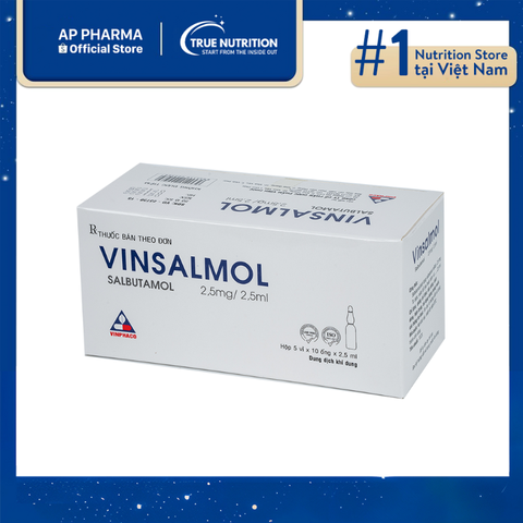  Thuốc Vinsalmol 2.5mg/2.5ml Có Tác Dụng Gì? Thông Tin Thuốc, Cách Dùng 