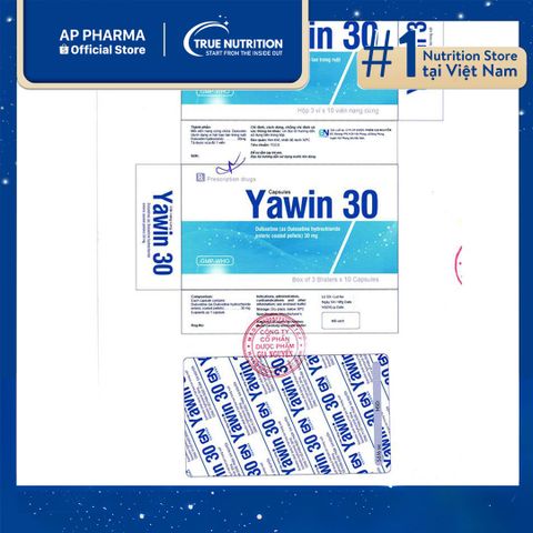  Thuốc Yawin 30mg Là Thuốc Gì? Giá Bao Nhiêu? Chỉ Định, Nguồn Gốc 