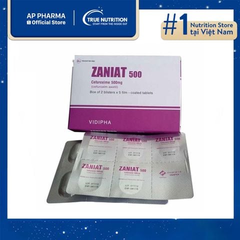  Thuốc Zaniat 500 Là Thuốc Gì? Giá Bao Nhiêu? Uống Khi Nào? 