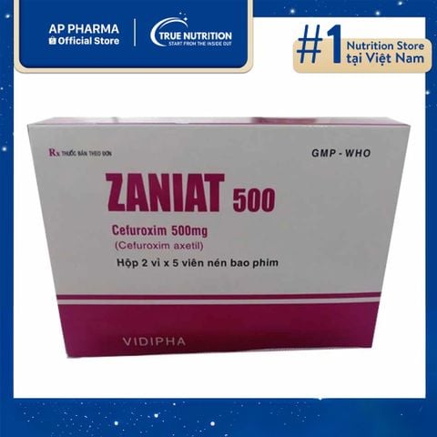  Thuốc Zaniat 500 Là Thuốc Gì? Giá Bao Nhiêu? Uống Khi Nào? 