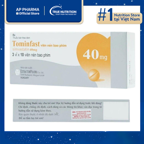  Thuốc Tominfast 40mg Là Thuốc Gì? Thông Tin Thuốc, Lưu Ý Cách Sử Dụng 