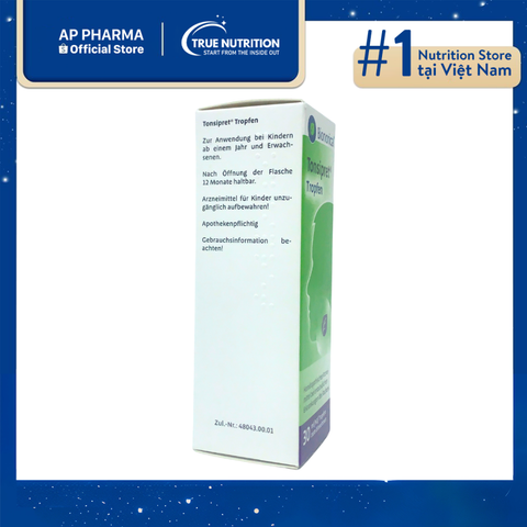  Siro Bionorica Tonsipret Đức trị viêm họng - 50ml 