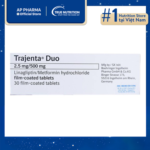  Thuốc Trajenta Duo 2.5mg/500mg: Là Thuốc Gì? Thông Tin Thuốc Và Cách Dùng 