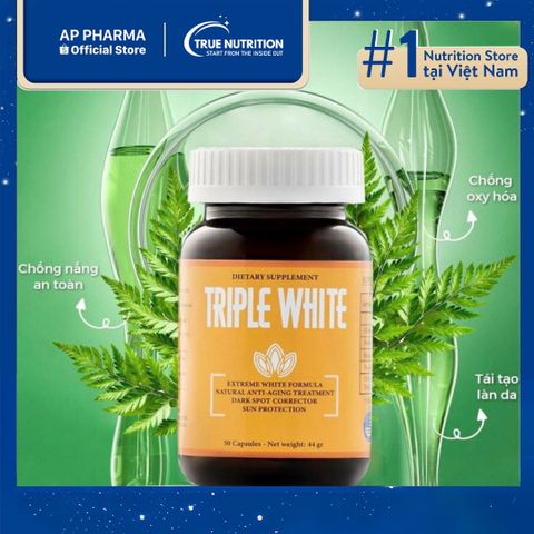  Triple White Dietary Supplement 50 Capsule Made In Usa Có Tốt Không? 