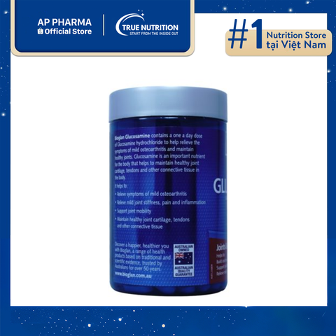  Bioglan Glucosamine 1500mg – Giải Pháp Toàn Diện Cho Xương Khớp Dẻo Dai Và Linh Hoạt 