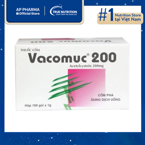  Thuốc Vacomuc 200: Là Thuốc Gì? Thông Tin Thuốc, Lưu Ý 