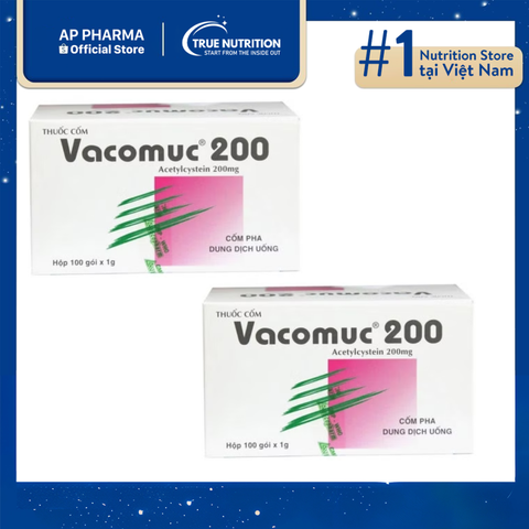  Thuốc Vacomuc 200: Là Thuốc Gì? Thông Tin Thuốc, Lưu Ý 