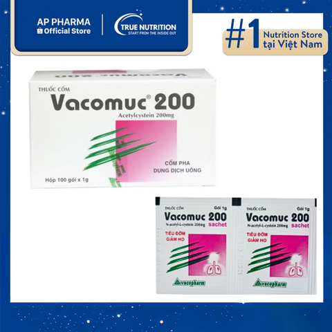 Thuốc Vacomuc 200: Là Thuốc Gì? Thông Tin Thuốc, Lưu Ý 