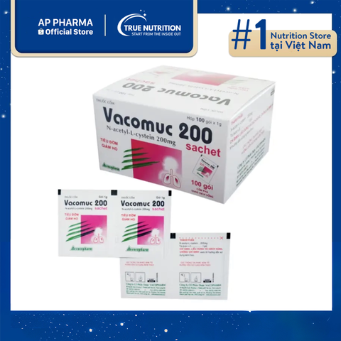  Thuốc Vacomuc 200: Là Thuốc Gì? Thông Tin Thuốc, Lưu Ý 