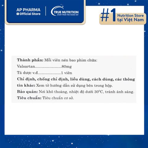  Thuốc Valsartan 80mg Giá Bao Nhiêu? Chỉ Định, Công Dụng, Cách Dùng 