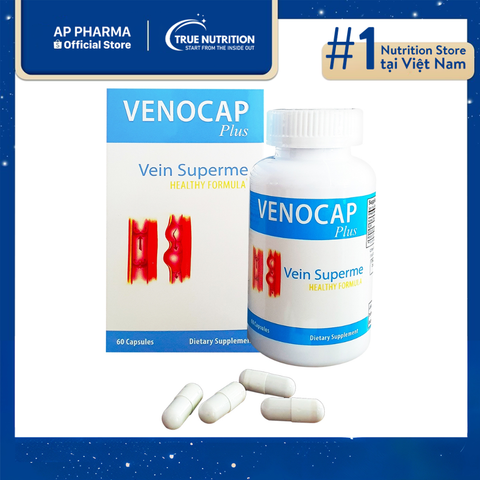  Venocap Plus – Hỗ trợ giảm suy giãn tĩnh mạch và trĩ hiệu quả 