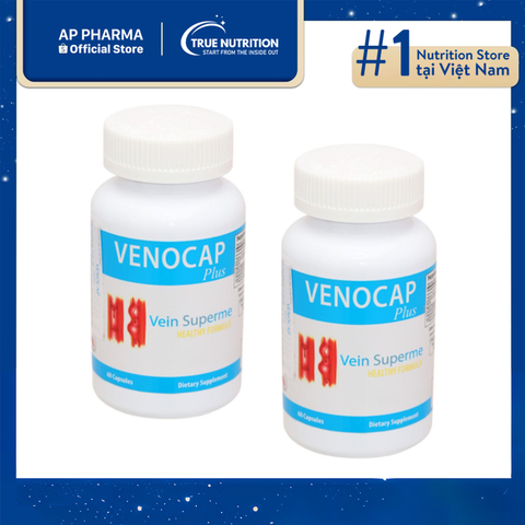  Venocap Plus – Hỗ trợ giảm suy giãn tĩnh mạch và trĩ hiệu quả 