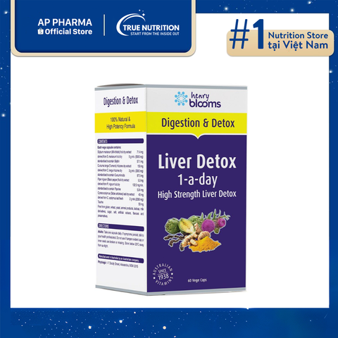  Viên Uống Liver Detox 1-A-Day – Hỗ Trợ Thải Độc Gan, Tăng Cường Sức Khỏe 