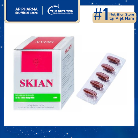  Viên Uống Skian Medisun: Nuôi Dưỡng Da Sáng Đẹp, Ngăn Ngừa Lão Hóa 