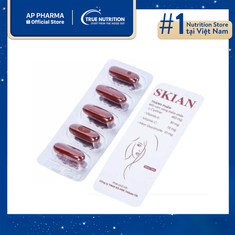  Viên Uống Skian Medisun: Nuôi Dưỡng Da Sáng Đẹp, Ngăn Ngừa Lão Hóa 