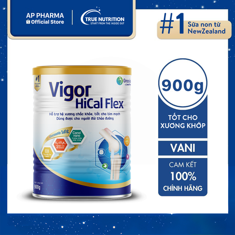 Sản phẩm thực phẩm bổ sung Vigor HiCal Flex Hộp 900g