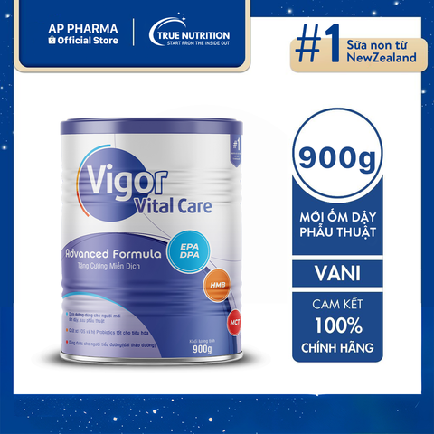 Sản phẩm thực phẩm bổ sung Vigor Vital Care Hộp 900g - Bổ Sung Dinh Dưỡng Người Mới Ốm Dậy