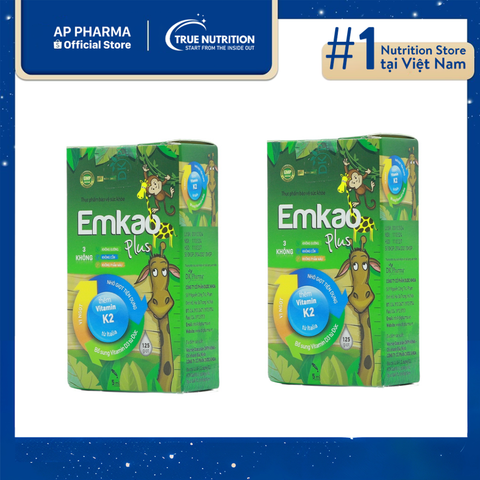  Vitamin D3 K2 Emkao Plus - Hỗ Trợ Phát Triển Xương Răng Chắc Khỏe 