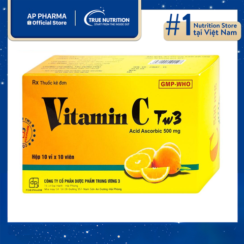  Thuốc Vitamin C Tw3 500mg: Có Tác Dụng Gì? thành phần công dụng và cách dùng 
