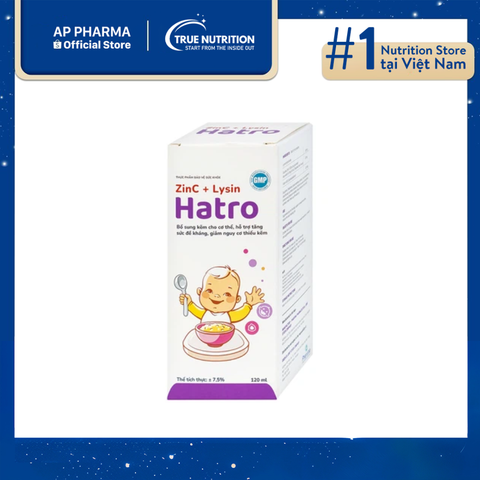 Siro ZinC + Lysin Hatro: Chìa Khóa Cho Sức Khỏe Toàn Diện 
