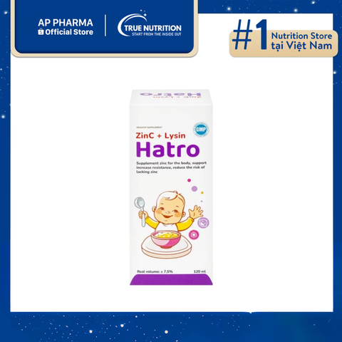  Siro ZinC + Lysin Hatro: Chìa Khóa Cho Sức Khỏe Toàn Diện 