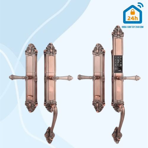 Khóa Cửa Điện Tử Tân Cổ Điển O’LOK WH3101 (Vân tay - Mã số - Thẻ từ - Wifi)
