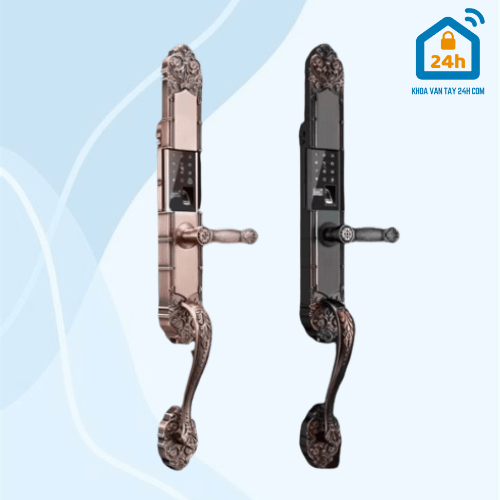Khóa Cửa Điện Tử Tân Cổ Điển O’LOK WH3101 (Vân tay - Mã số - Thẻ từ - Wifi)