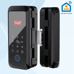Khóa điện tử cửa kính OLOK G508 (Vân tay - Thẻ từ - Mã số - App)