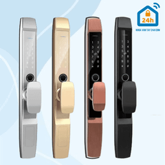 Khóa điện tử OLOK GA213 (Vân tay - Thẻ từ - Mã số - App)