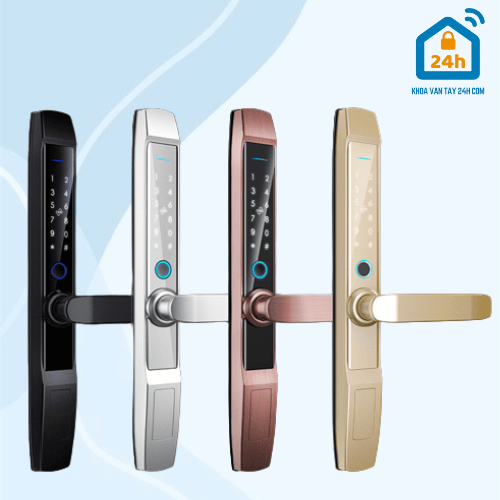 Khóa điện tử OLOK GA213 (Vân tay - Thẻ từ - Mã số - App)
