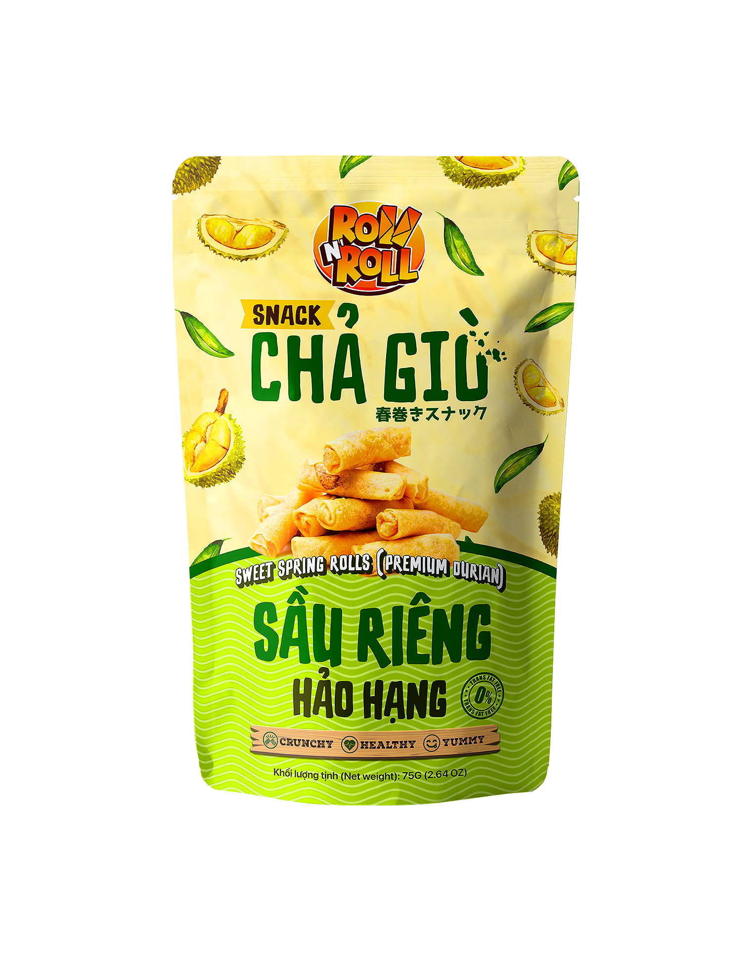  SNACK CHẢ GIÒ NHÂN SẦU RIÊNG HẢO HẠNG 