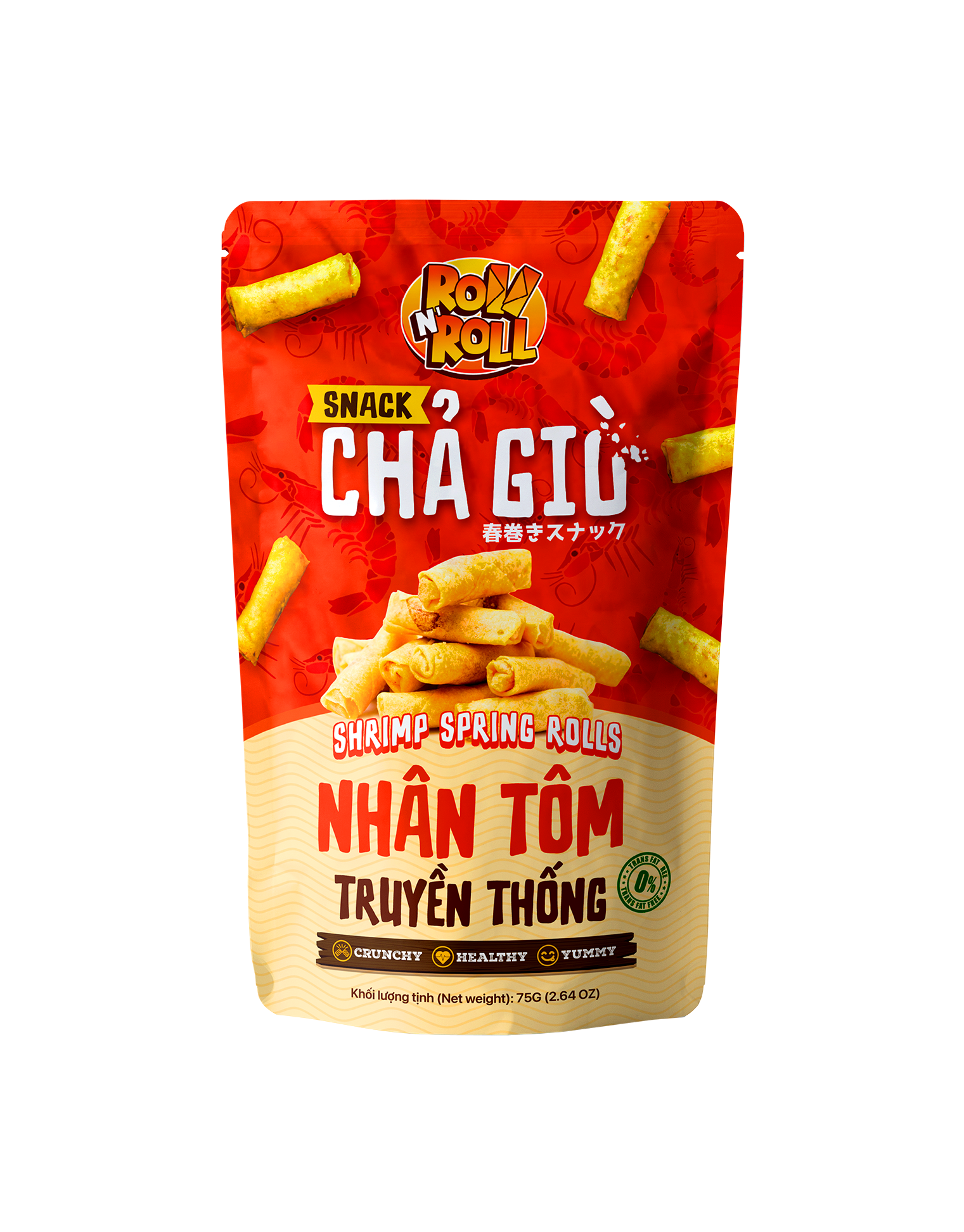  SNACK CHẢ GIÒ NHÂN TÔM TRUYỀN THỐNG 