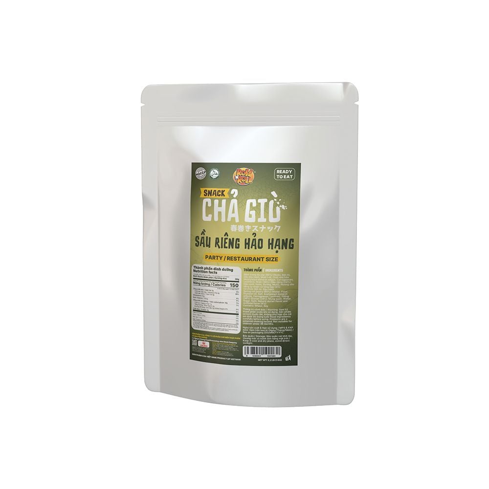  SNACK CHẢ GIÒ NHÂN SẦU RIÊNG HẢO HẠNG - PARTY/RESTAURANT SIZE 500GRAM - 900GRAM - 1000GRAM 