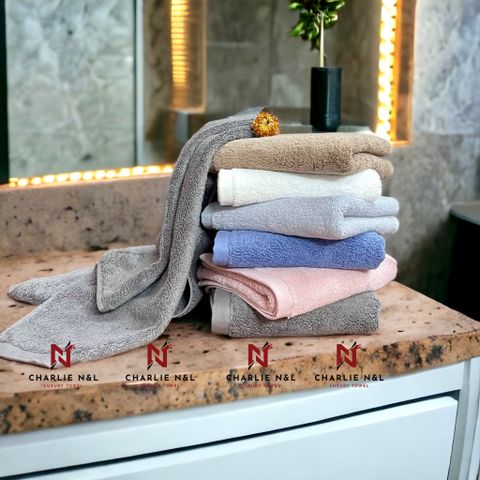 Khăn thể thao, khăn khách sạn cao cấp  Charlie-YS200, 100% sợi cotton CM nhập khẩu cao cấp.