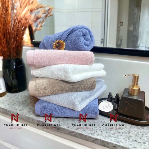 Khăn thể thao, khăn khách sạn cao cấp  Charlie-YS200, 100% sợi cotton CM nhập khẩu cao cấp.