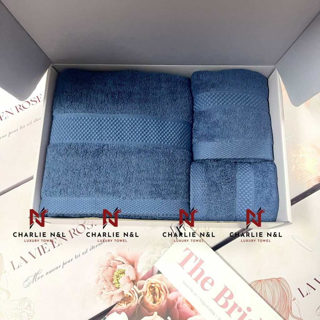 Bộ 3 khăn quá tặng Charlie-G05