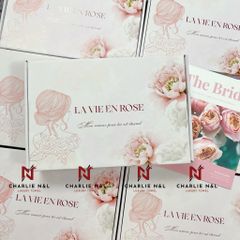 Set 2 khăn quà tặng Charlie- Lavie En Rose 01