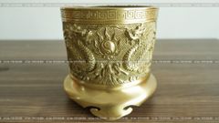 Phụ Kiện Đồng Vàng - Màu Vàng Mộc - Bát Hương 23