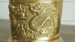 Phụ Kiện Đồng Vàng - Màu Vàng Mộc - Bát Hương 18