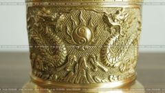 Phụ Kiện Đồng Vàng - Màu Vàng Mộc - Bát Hương 18