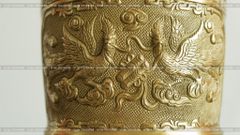 Phụ Kiện Đồng Vàng - Màu Vàng Mộc - Bát Hương 23