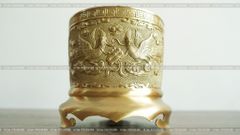 Phụ Kiện Đồng Vàng - Màu Vàng Mộc - Bát Hương 12
