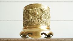 Phụ Kiện Đồng Vàng - Màu Vàng Mộc - Bát Hương 12