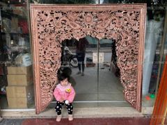 Cửa Võng Bằng Đồng Đỏ 1m93