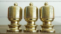 Phụ Kiện Đúc Thủ Công Ba Đài 10 Catut Ám Hoa Văn