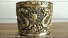 Phụ Kiện Đồng Vàng - Màu Giả Cổ - Bát Hương 12