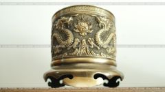 Phụ Kiện Đồng Vàng - Màu Giả Cổ - Bát Hương 12